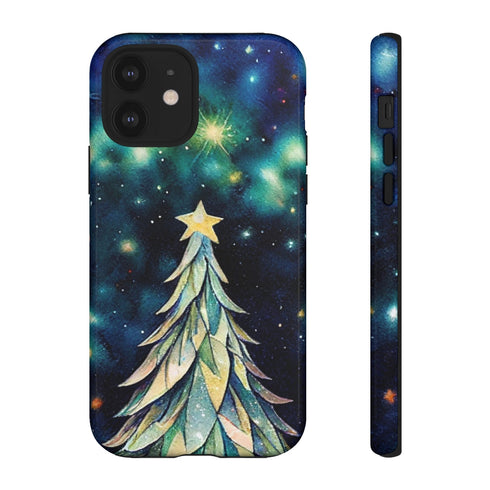 Christmas Tree On a Sky Full of Stars - Impact Resistant Phone Case iPhone 12 Glossy